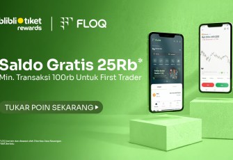 FLOQ Gandeng Blibli Tiket Rewards, Hadirkan Program “First Trade, First Reward” bagi Pengguna