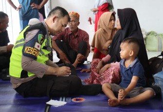 Pelayanan kesehatan Pusdokkes Polri untuk korban bencana di Aceh