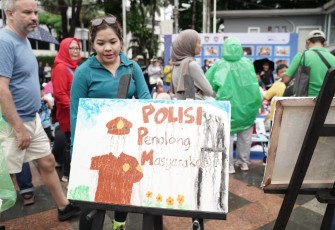 Festival Komik Polisi Penolong 2026 di Jakarta, Minggu (18/1)
