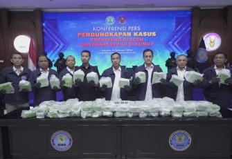 BNN Sita 360 KG Narkotika /Foto : BNN RI 