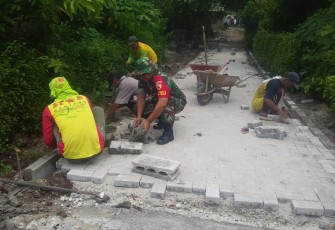 Pengecoran jalan desa