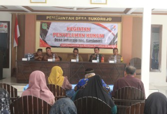 Sosialisasi penyuluhan hukum di lokasi TMMD