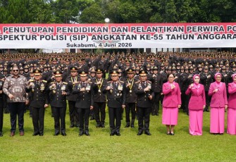Jumlah perwira yang dilantik terdiri atas 1.798 lulusan SIP Angkatan ke-55 dan 50 lulusan SIP Khusus Intelijen Angkatan ke-11