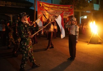 Semangat Kebangsaan Menyala di Bumi Perkemahan, Kodim Madiun Gembleng Kader Muda KKRI Menuju Indonesia Emas 2045