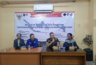 Kodim 0508/Depok Perkuat Sinergi dengan Insan Pers Lewat Komsos 4 Pilar Kebangsaan di Era Digital