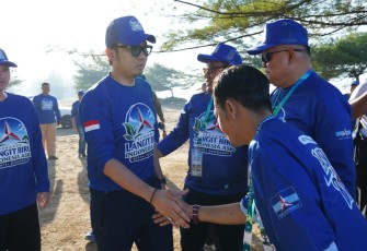 Peluncuran Gerakan Nasional Langit Biru Indonesia Asri turut dihadiri Ketua Fraksi Demokrat DPR RI Edhie Baskoro Yudhoyono