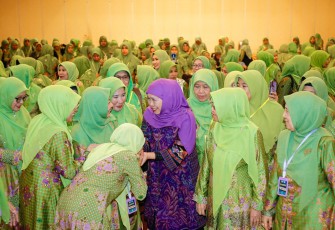 Ketua Umum Dewan Pembina Pimpinan Pusat Muslimat Nahdlatul Ulama (NU), Khofifah Indar Parawansa