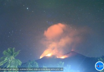 Gunungapi Karangetang Erupsi