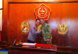 Panglima TNI Terima Kunjungan Silaturahmi Kapolri