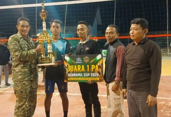 Danramil Panggul Cup 2026 Jadi Ajang TNI Cetak Bibit Atlet Voli Berprestasi