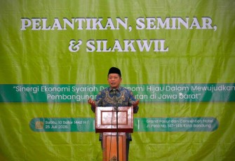Menteri Koperasi (Menkop) sekaligus Ketua Harian Masyarakat Ekonomi Syariah (MES), Ferry Juliantono