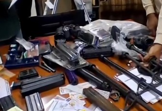 Barang bukti senjata api