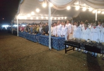 Danramil Kapten Gutarno Hadiri Resepsi Kenegaraan Memperingati HUT RI Ke 81 di Kecamatan Ngadirojo