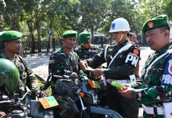 Kendaraan Dinas Prajurit Kodim Ponorogo Diperiksa 