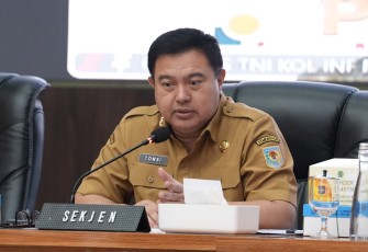 Sekretaris Jenderal (Sekjen) Kementerian Dalam Negeri (Kemendagri) Tomsi Tohir