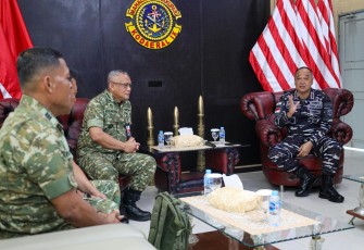 Kodaeral IX Perkuat Akuntabilitas BMN, Terima Kunjungan Tim Itjen Kemhan RI