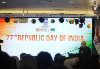 Kedutaan Besar India di Jakarta Peringati Hari Republik India ke-77
