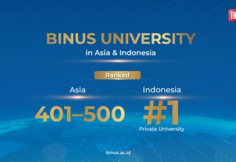Konsistensi yang Dijaga: BINUS University Kembali Jadi PTS Nomor 1 di Indonesia versi THE Asia University Rankings 2026