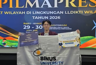 Perjalanan Mahasiswa BINUS University dalam Meraih Juara 3 Pilmapres LLDIKTI Wilayah III