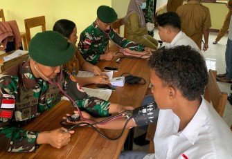 Yonarmed 12 Kostrad Wujudkan Pelajar Sehat dan Tangguh di Belu