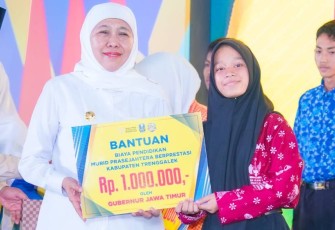 Gubernur Khofifah Resmikan Rehab 45 Sekolah di Tiga Kabupaten Senilai Rp46,9 Miliar