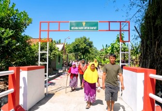 Jembatan Garuda Sidorejo Jangkau Lebih 50 Hektare Sawah 