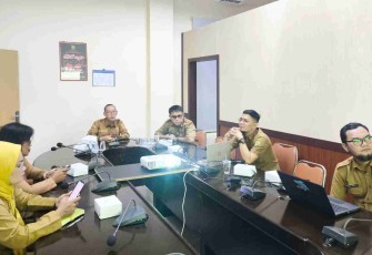 Pemko Tanjungpinang saat Ikuti Rakor Pengendalian Inflasi dan Evaluasi Program 3 Juta Rumah