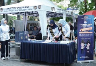 Ditjen Imigrasi Hadirkan Pelayanan Paspor Pada CFD Jakarta