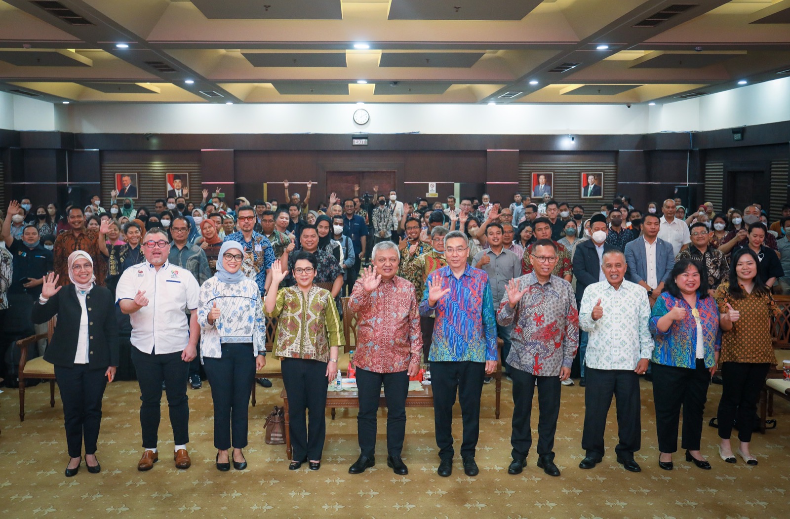 eputi Bidang UKM Kementerian Koperasi dan UKM (KemenKopUKM) Hanung Harimba Rachman, mewakili Menteri Koperasi dan UKM, pada acara sosialisasi INABUYER B2B2G Expo 2023, di Jakarta, Rabu (15/3).