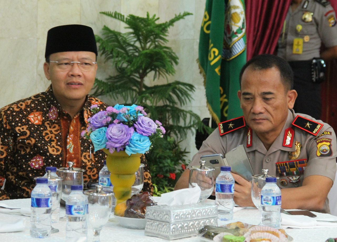 Bahas Isu Terkini, Plt Gubernur Bengkulu Gelar Coffee Morning Bersama Forkopimda