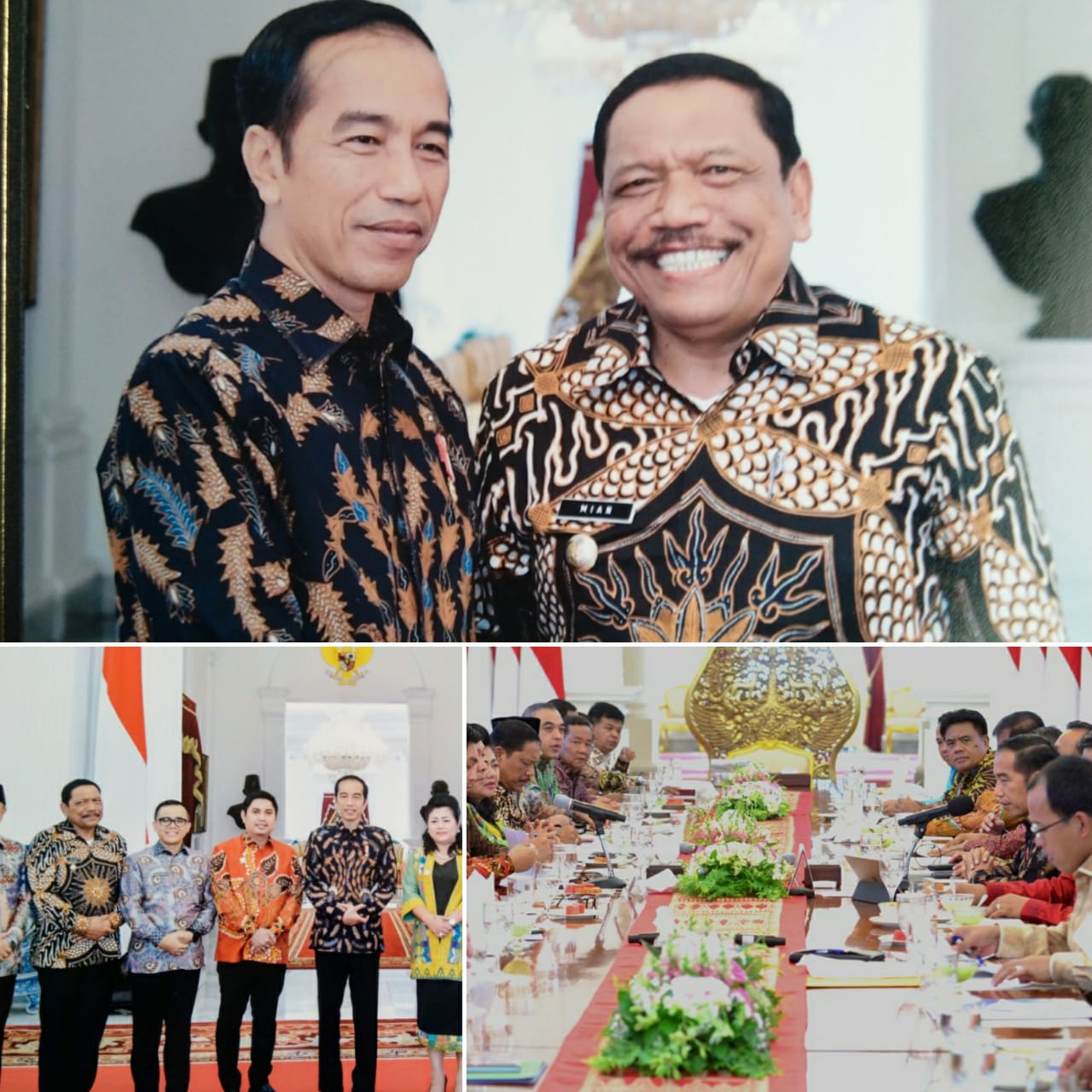 Bupati Mian bersama Presiden Jokowi.