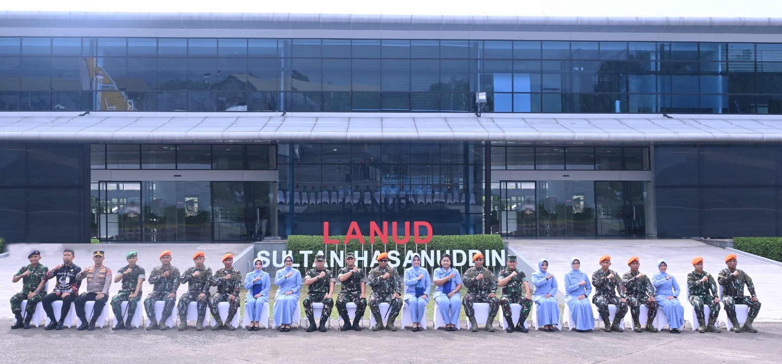 Danlanud Sultan Hasanuddin Sambut Kedatangan Pangkorpasgat