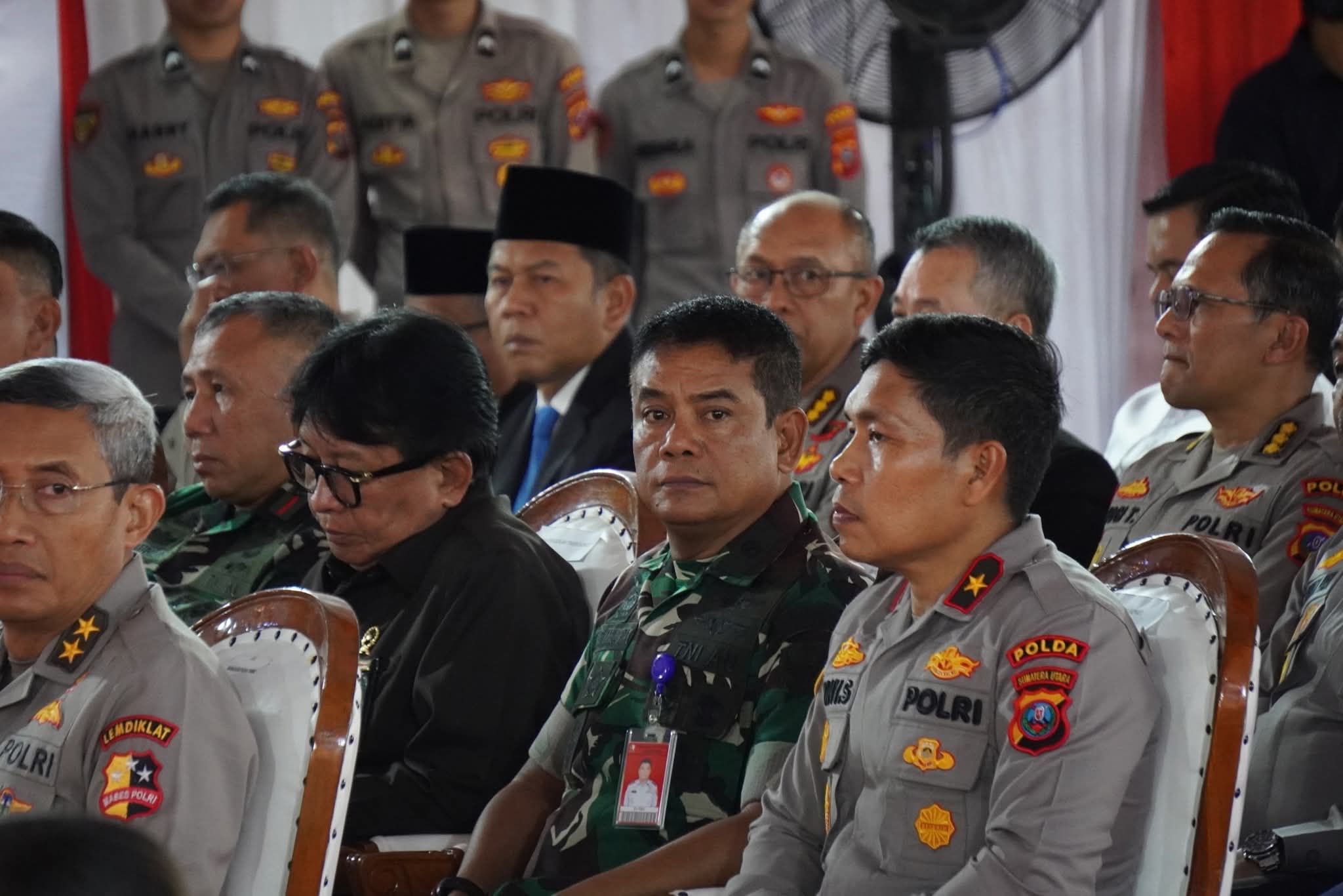 Danlanud Soewondo Saat Menghadiri Kegiatan di Mapoldasu