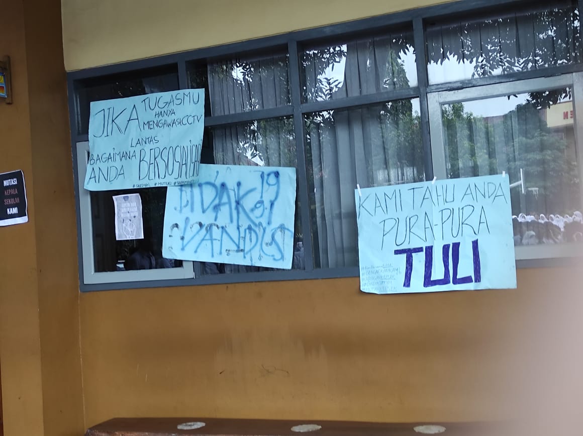 Demo siswa SMAN Turen, Malang