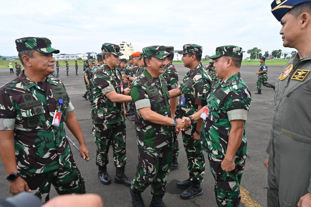 Saat Tiba di Lanud Soewondo Medan