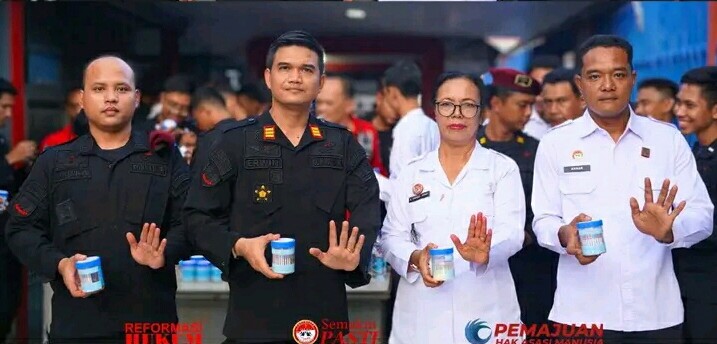 Rutan Pangkalan Brandan Lakukan Tes Urine