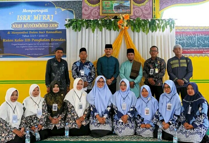 Poto Bersama Usai Acara Isra Mi'raj di Rutan