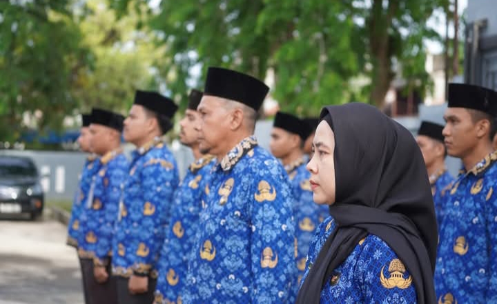 Jajaran Rutan Pangkalan Brandan Ikuti Upacara Peringatan Harkitnas