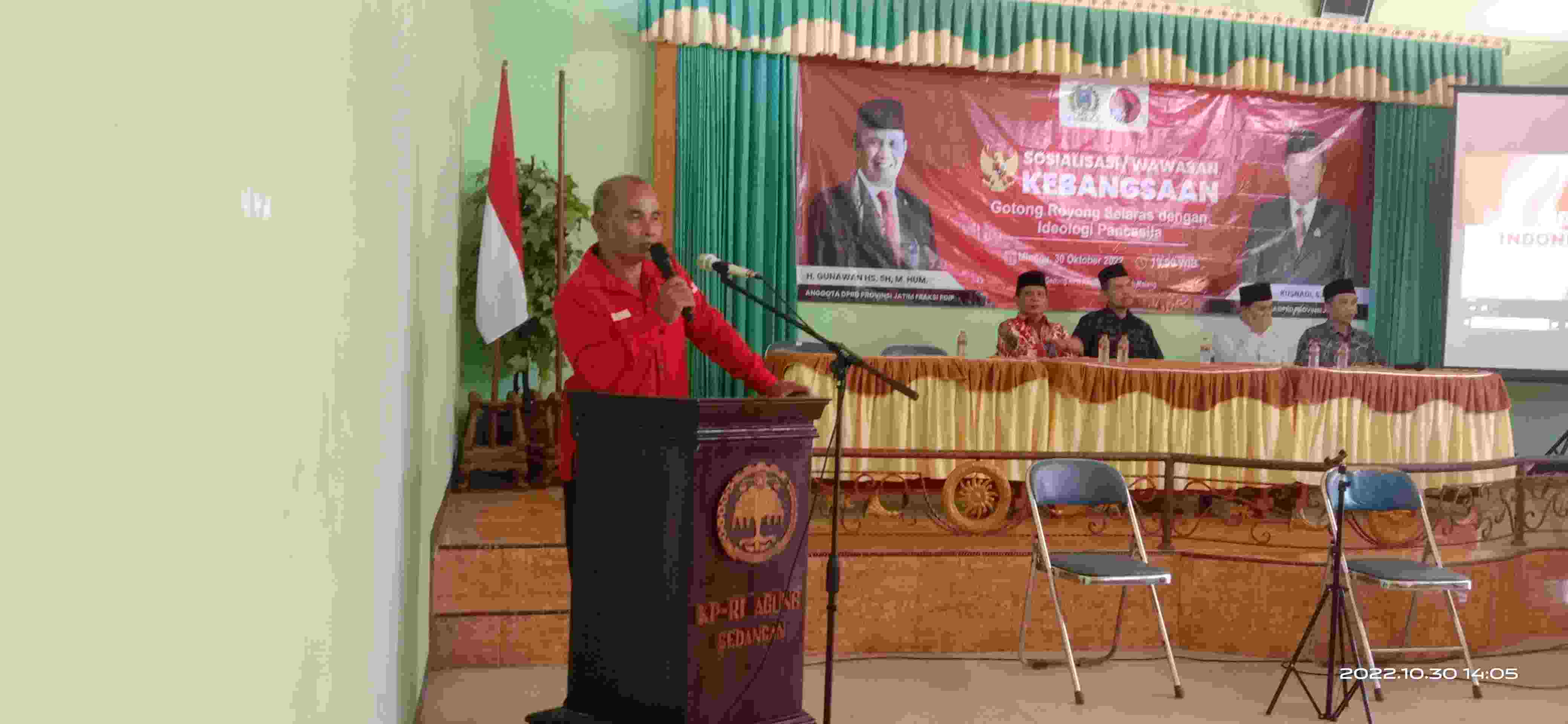 Ketua PAC PDI Perjuangan Kecamatan Gedangan