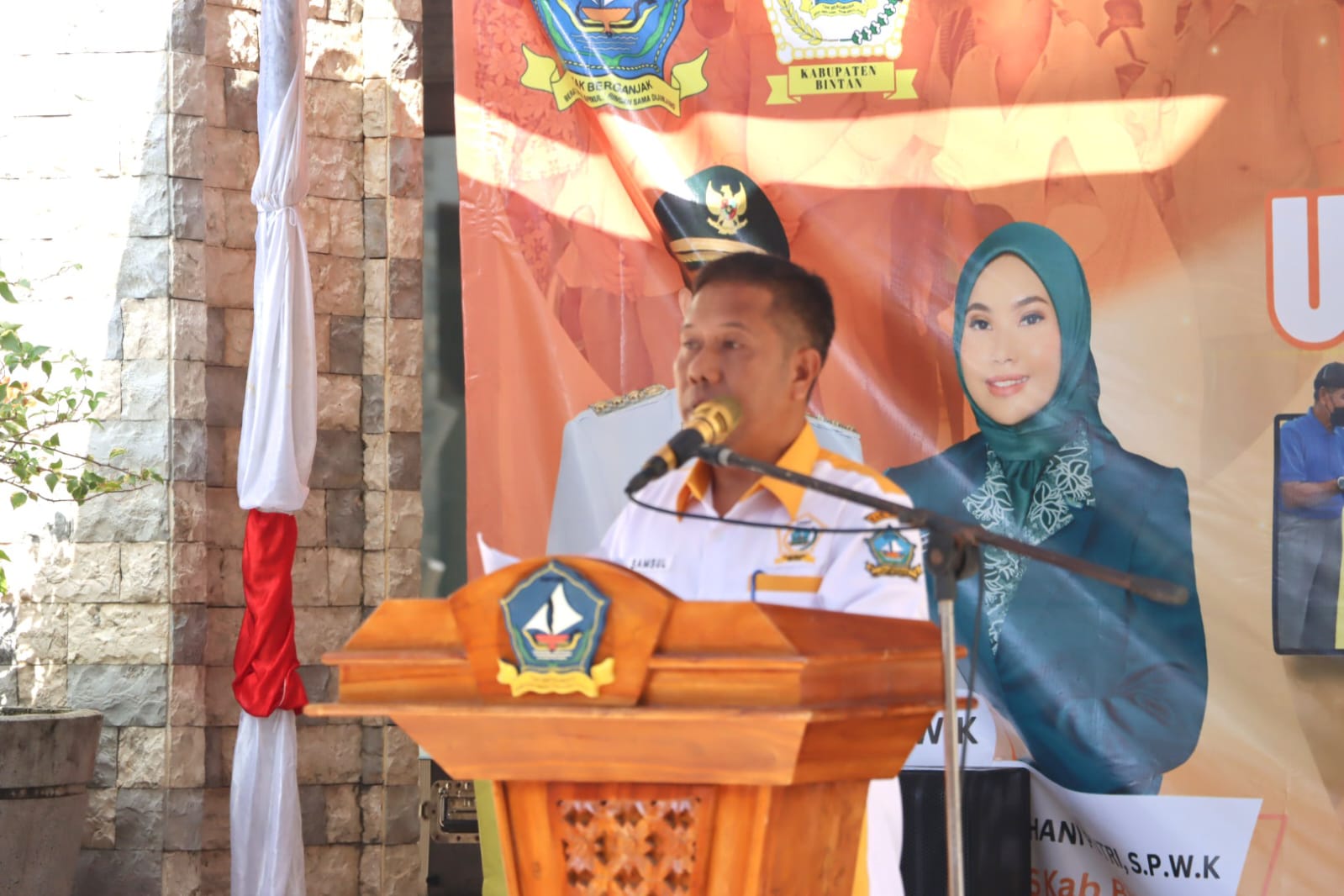 Laporan Kepala Dinas Sosial Bintan Samsul, S.Sos