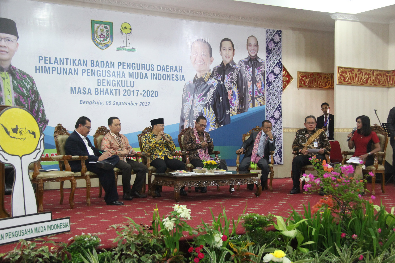 Pelantikan Pengurus Hipmi Provinsi Bengkulu