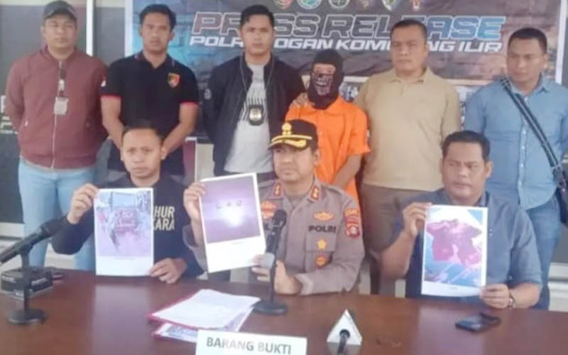 Konferensi Pers Polres OKI