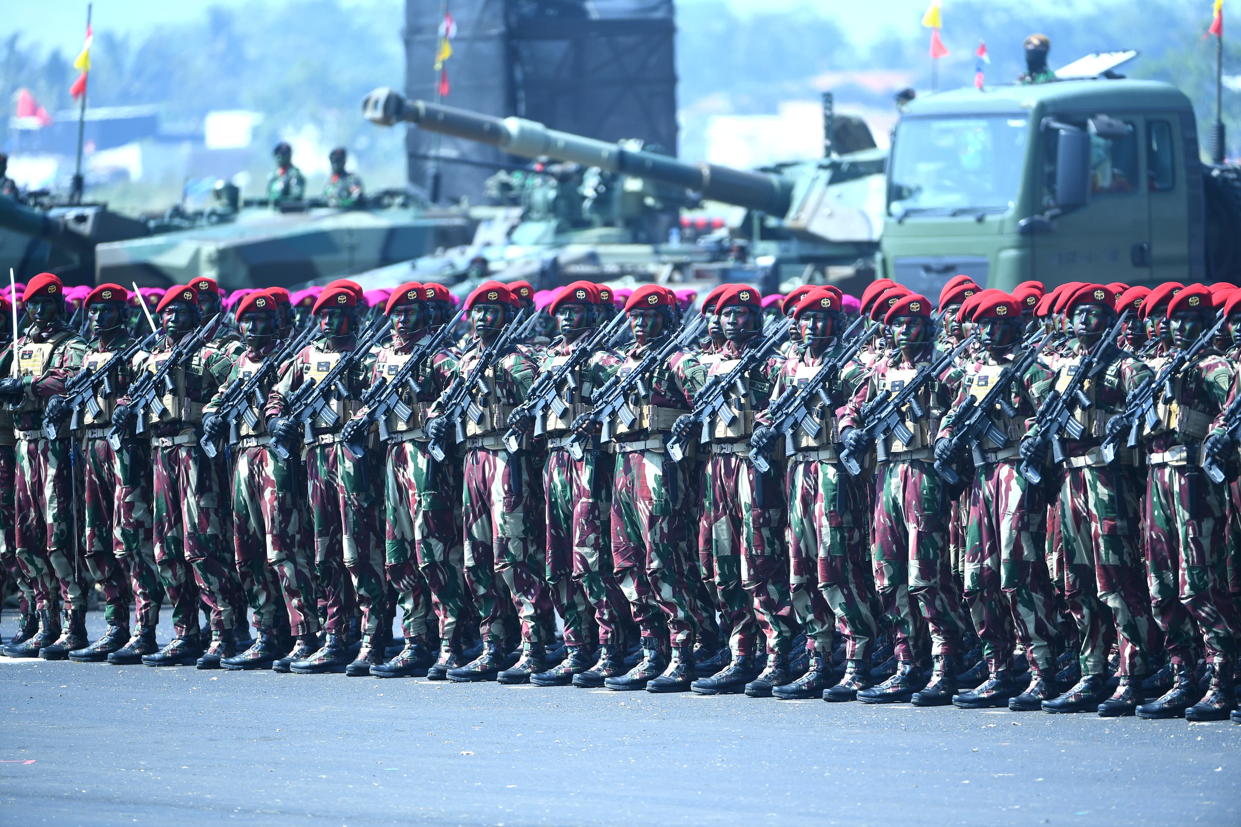 Upacara Gelar Pasukan Operasional dan Kehormatan Militer