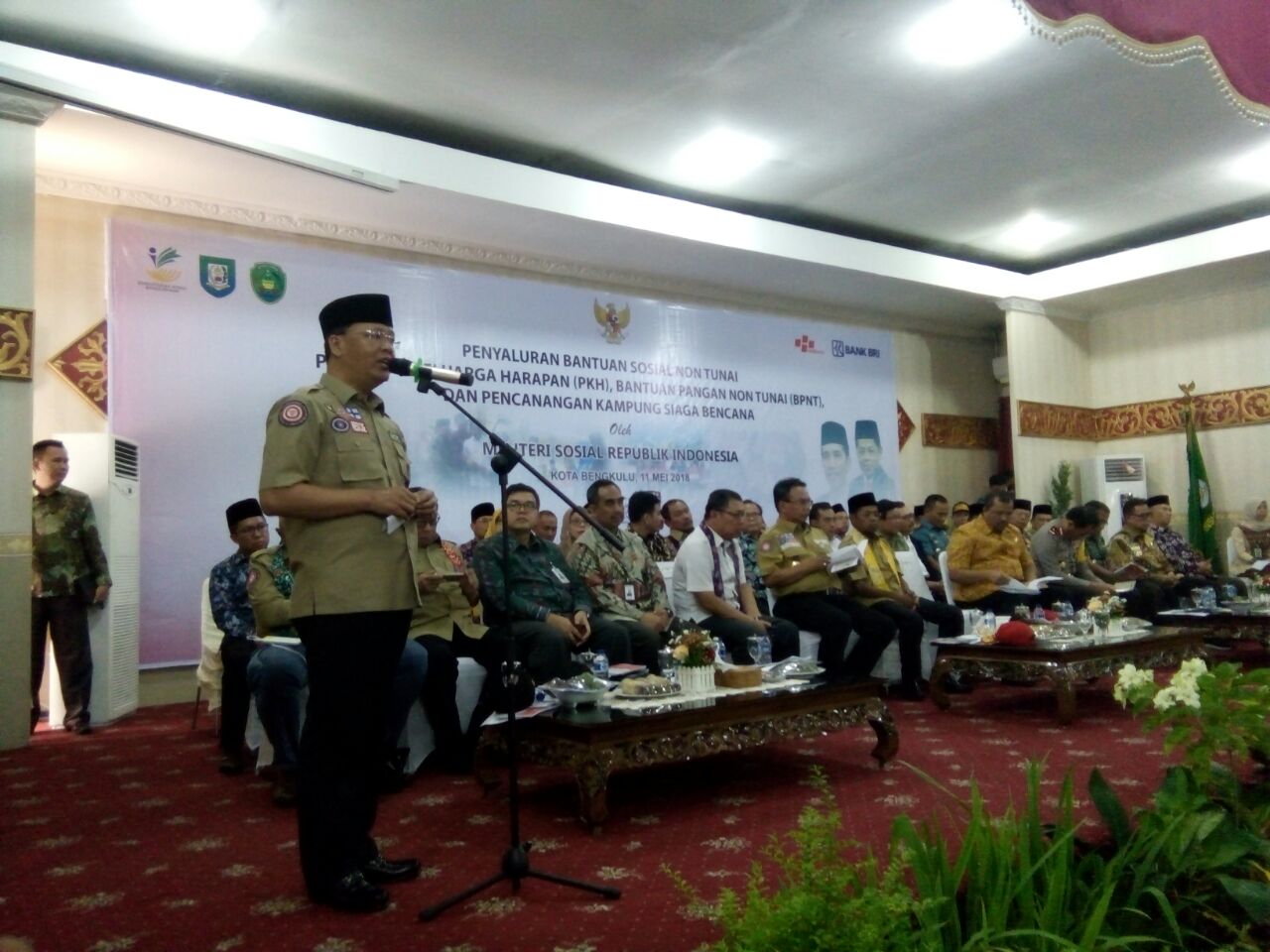 Plt Gubernur Rohidin Mersyah Memberikan Sambutan 