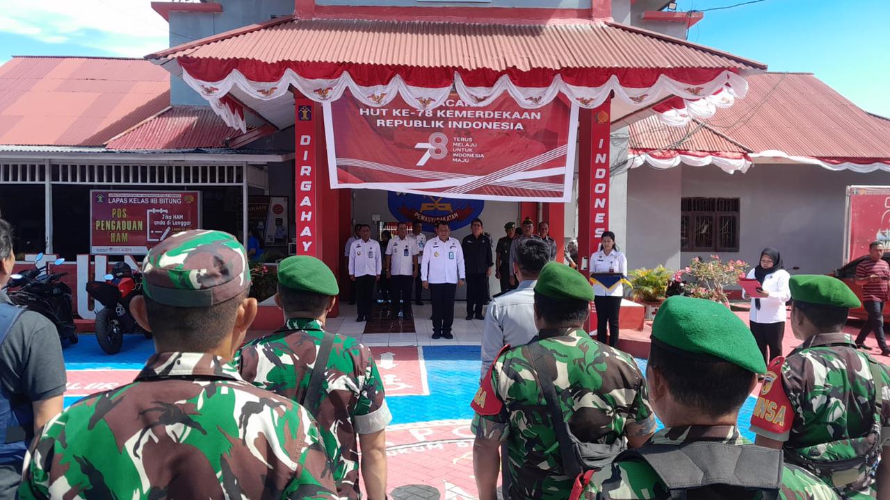 Apel pasukan sebelum pelaksanaan penggeledahan