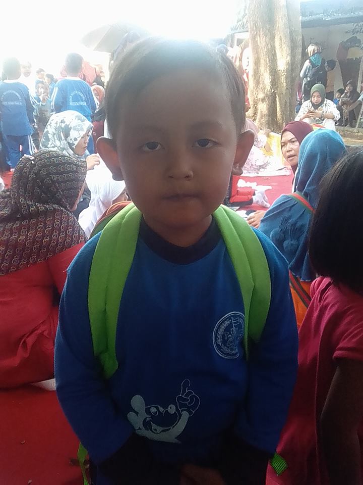 Salah satu murid TK Tunas Harapan Kota Bengkulu