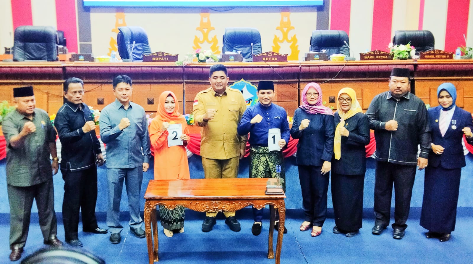 Foto Kedua Calon wakil bupati kabupaten Bintan