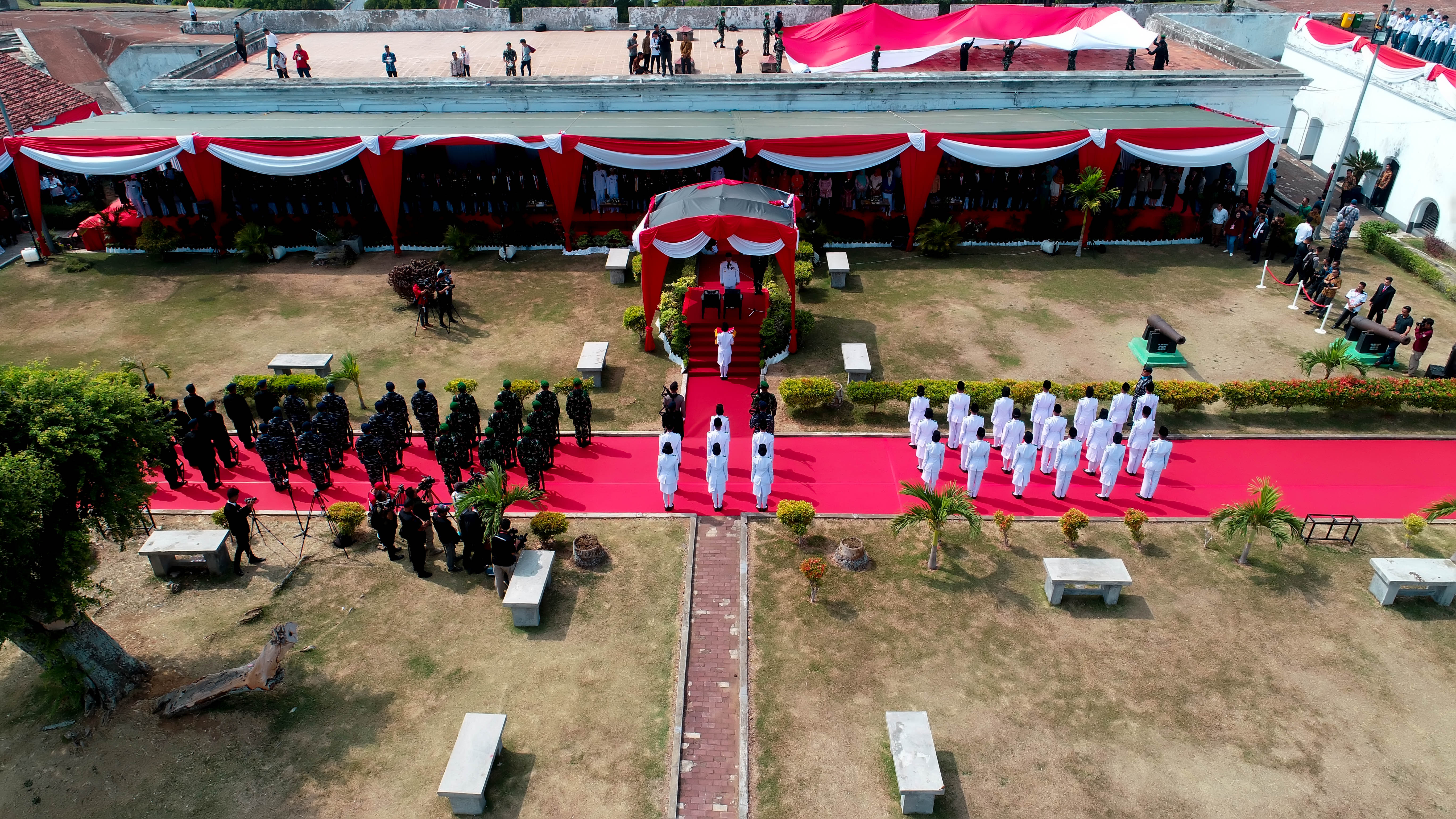 HUT RI Ke-73 di Benteng Marlborough