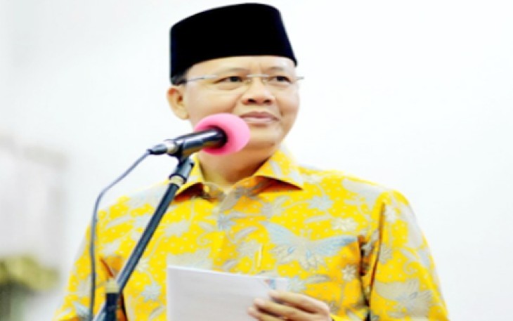 Wagub Rohidin Mersyah saat membuka Seleksi Tilawatil Qur’an tingkat Provinsi, di Masjid Raya Baitul Izzah, Selasa (21/03/2017).