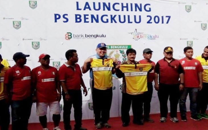 Gubernur Launching PS Bengkulu di Stadion Semarak, Jumat (14/04/2017)